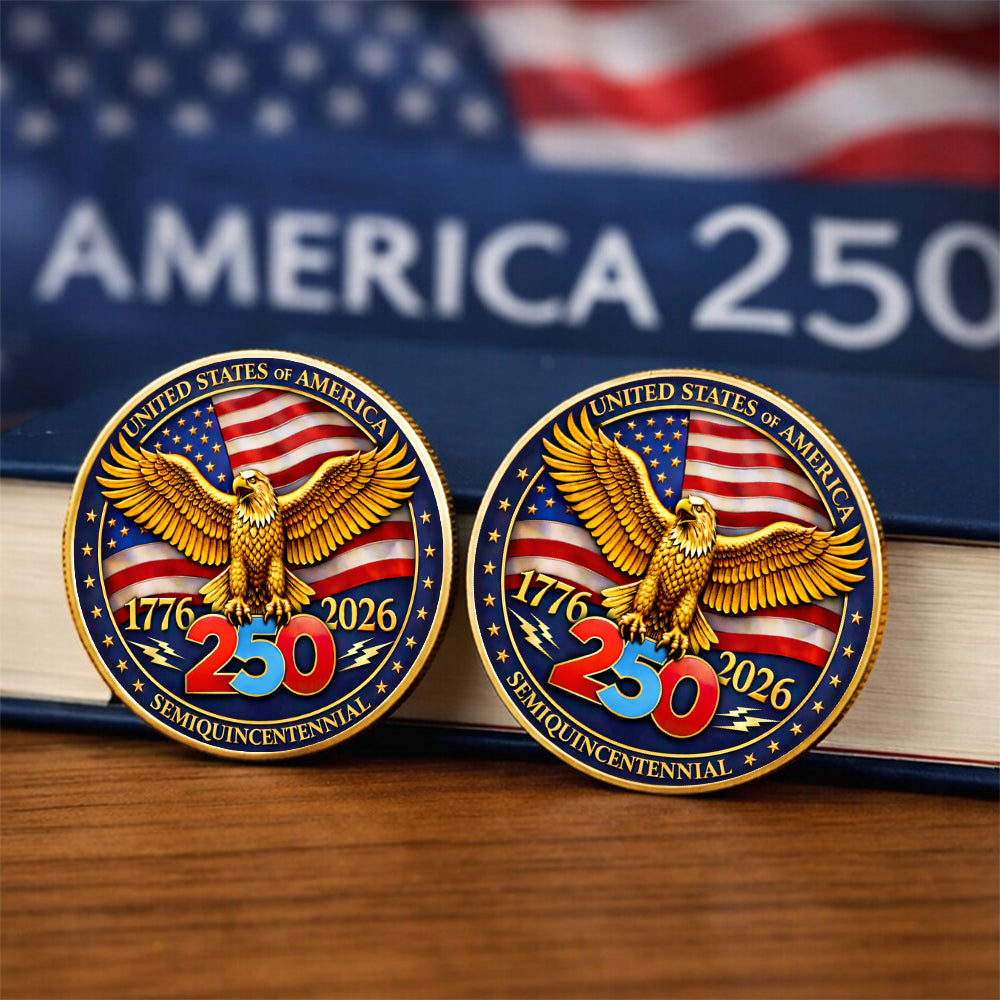 United States Of America 1776-2026 Semiquincentennial Commemorative Challenge Coin HA75 920780
