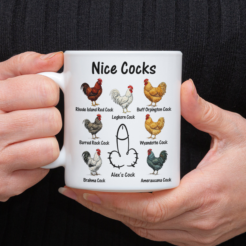 Personalized Nice Cocks Coffee Mug Naughty Valentine's Day Funny Gift for Men Husband Boyfriend CH07 899752