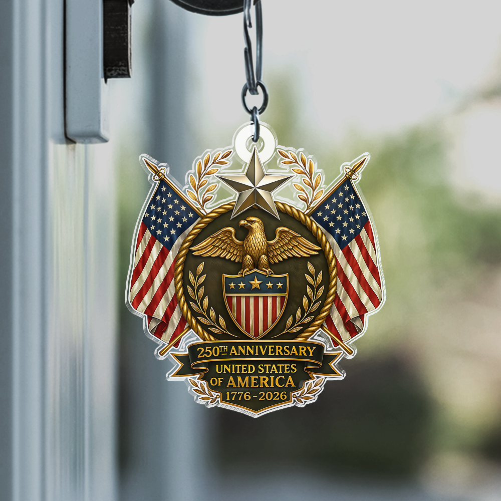 250th Anniversary United States Of America Acrylic Keychain TH10 898941