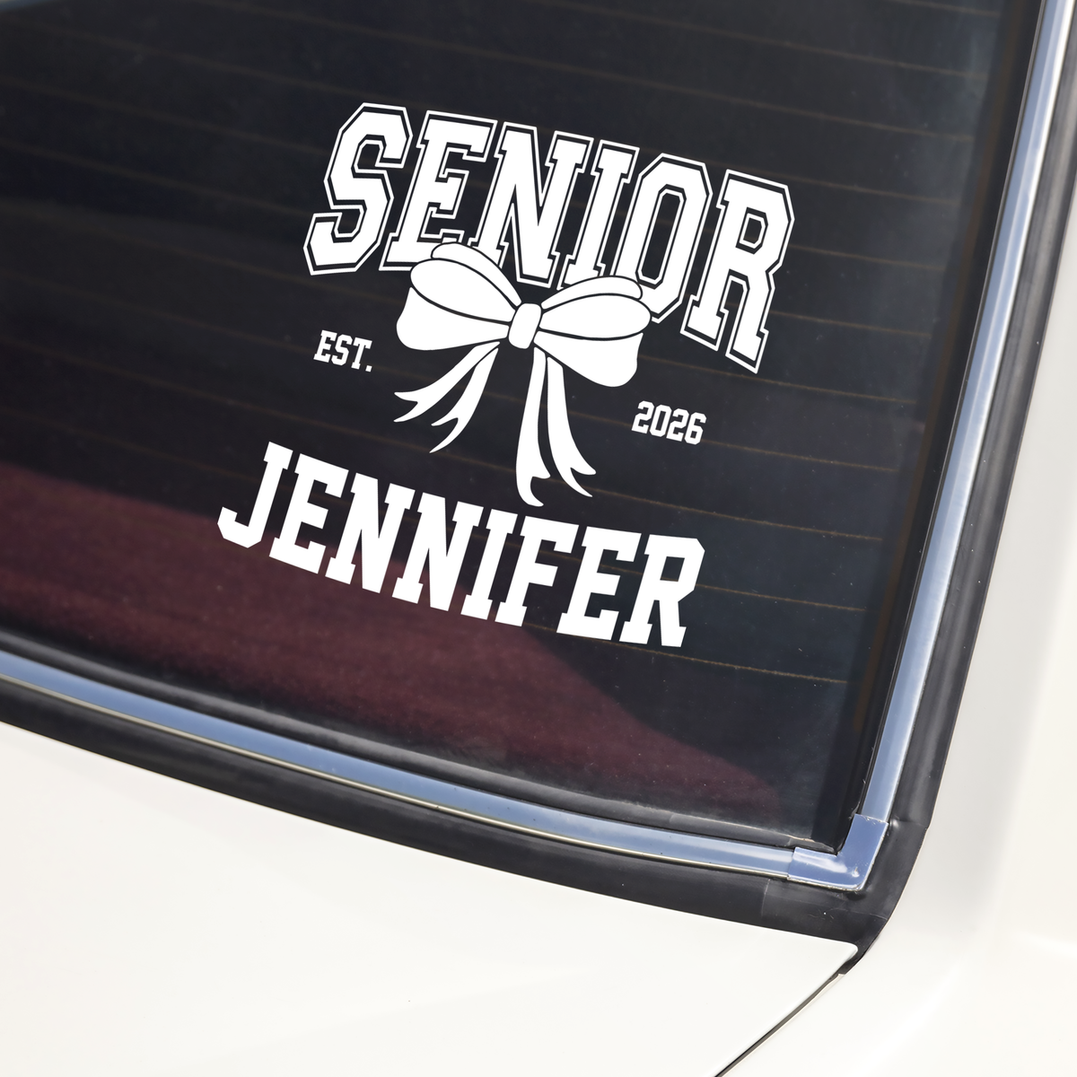 Custom Name Senior 2026 Graduation Car Window Decal Sticker TH10 898489