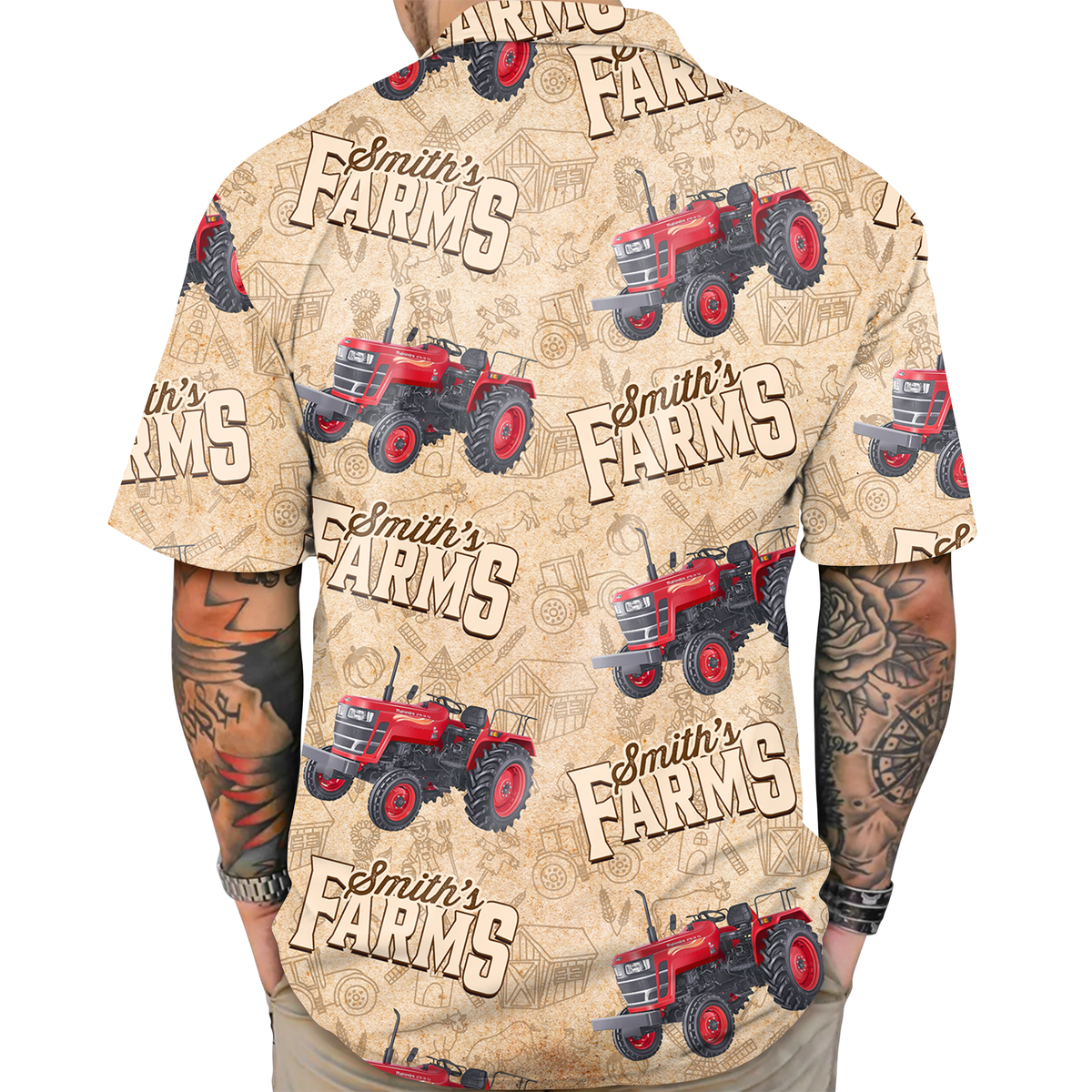 Custom Tractor Photo Hawaiian Shirt Gift For Farmer CH07 895794