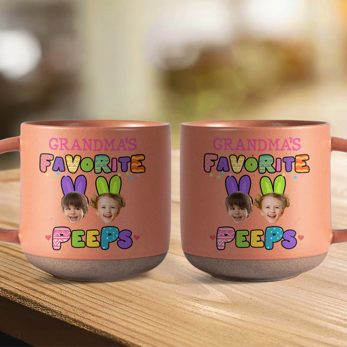 Custom Photo Favorite Peep For Easter Day Pottery Mug HO82 901184