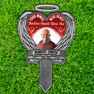 Custom Photo Always On Our Minds - Forever In Our Hearts Garden Stake HA75 892702
