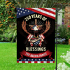 Custom Family Name 250 Years Of Blessings Garden Flag Patriotic Decor CH07 910040