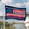 Custom Family Name 250 Years Of Freedom House Flag CH07 910124