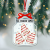 Personalized Family Name Christmas Acrylic Ornament Gift For Family LM32 897383