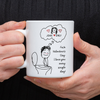 Personalized Couple Name Unhinged Anti-Valentine Funny White Mug - Gift For Him Her LM32 897725