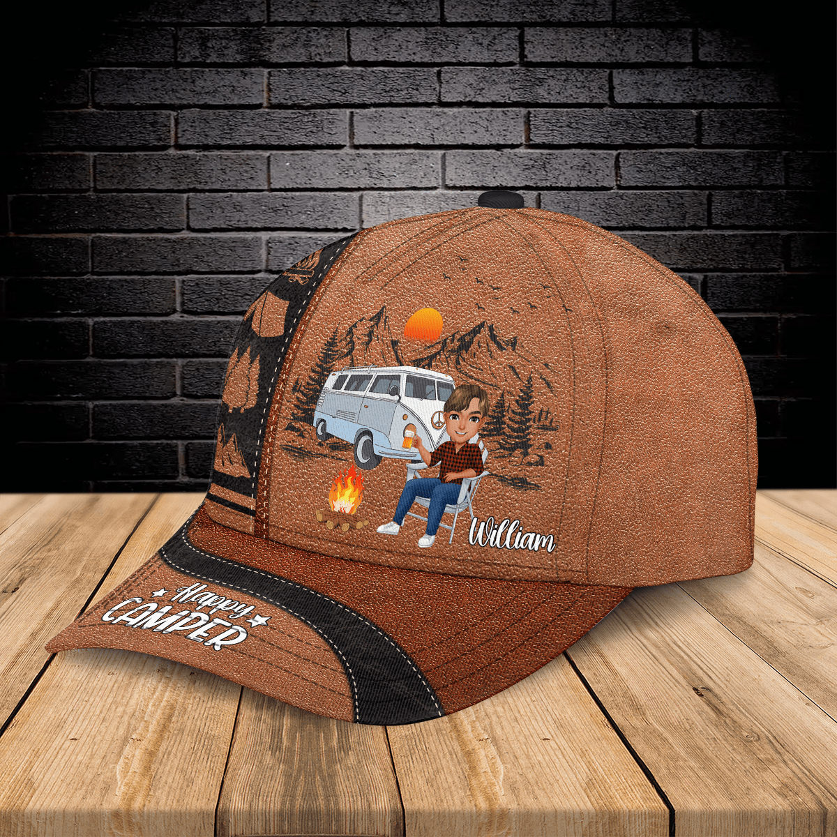 Happy Camper - Personalized Classic Cap TH10 892839