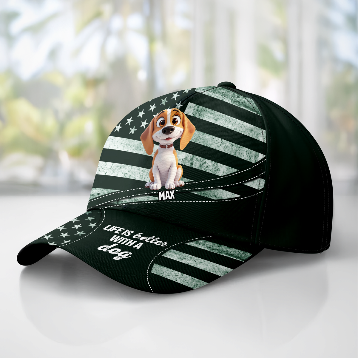 Life Is Better With Dogs - Personalized Cap Gift For Dogs Lovers LM32 897177