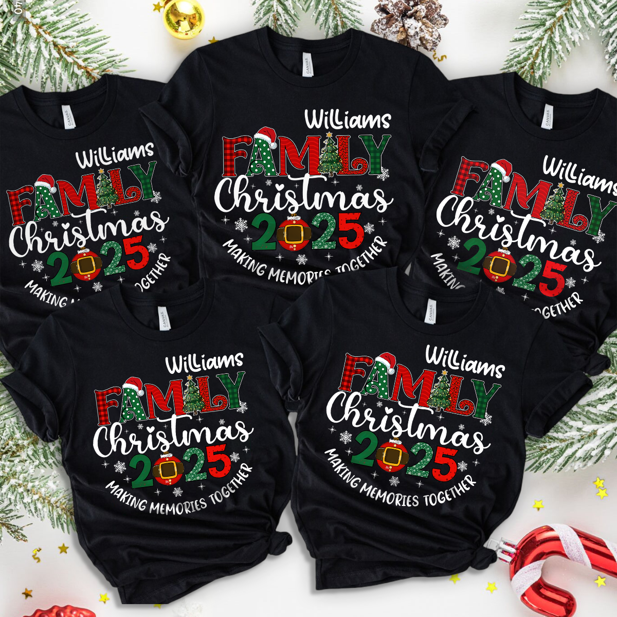 Making Memories Together  - Personalized Shirt Christmas Gift For Family HO82 900032