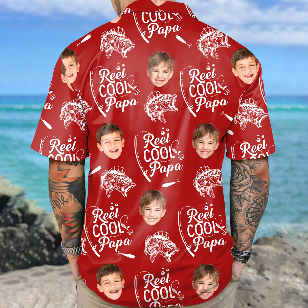 Custom Photo Reel Cool Dad Hawaii Shirt TH10 892767
