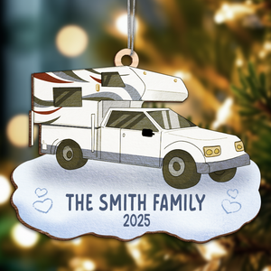 Personalized Camping Car Wooden Ornament For Camping Lover TH10 894935