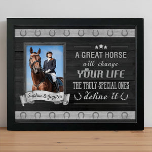 Custom Horse Photo Picture Frame Gift For Horse Lovers LM32 895885