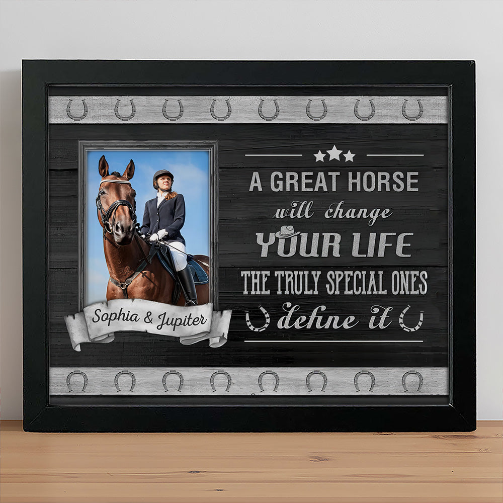 Custom Horse Photo Picture Frame Gift For Horse Lovers LM32 895885