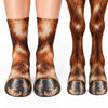 Funny 3D Horse Hoof Socks – Realistic Animal Feet Print Novelty Socks CH07 180834