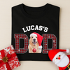 Custom Photo Dog Cat Dad Dark Shirt Christmas Gift For Family HO82 894396