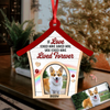 Custom Photo Dog Loss Memorial Wood Ornament CH07 896906