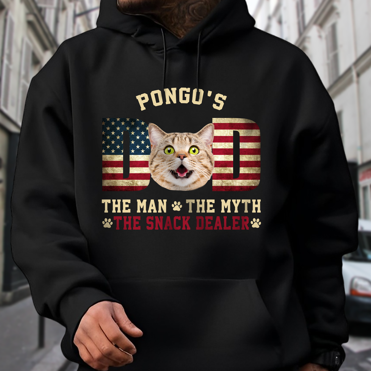 Cat Dad Shirt, The Man The Myth The Snack Dealer