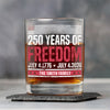 Custom Family Name 250 Years Of Freedom 1776-2026 Print Rock Glass LM32 895313