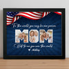 Upload Photo Happy Mother's Day US Flag Picture Frame HA75 898978