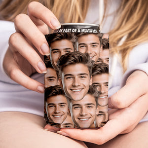 Custom Photo Funny Face Personalized Print Full Can Cooler HA75 892852