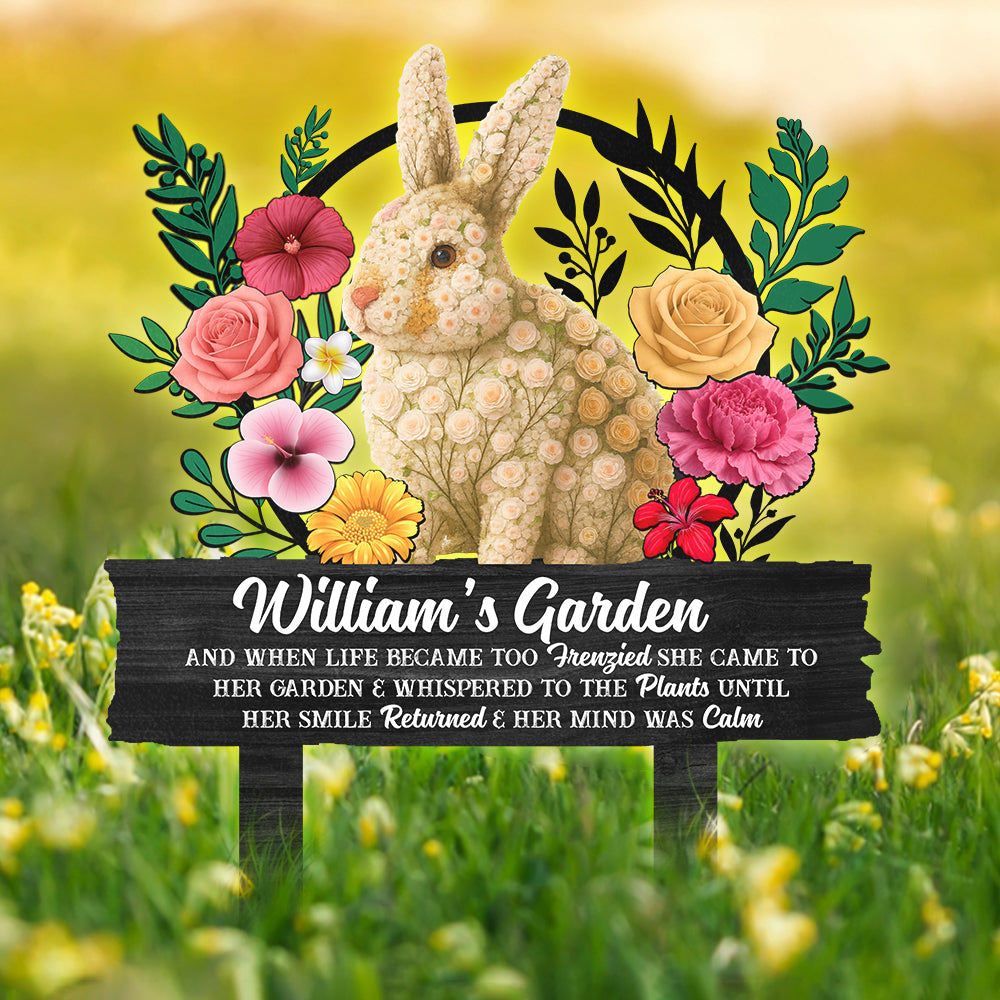 Personalized Name To Plant A Garden Is To Believe In Tomorrow Garden Stake LM32 893757