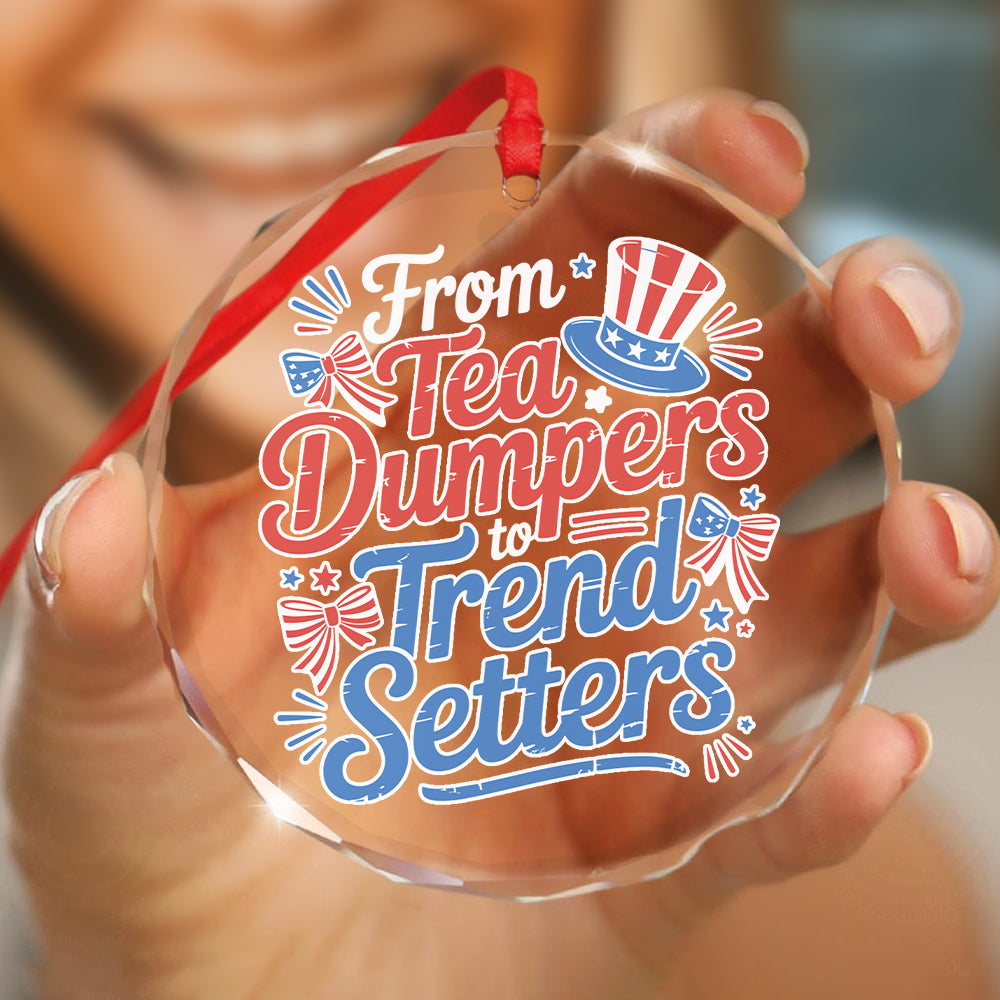 USA 250th Anniversary 250 Years of Freedom America Glass Ornament HO82 894528