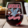 America 1776 - 2026 250 Years Of Freedom Wine Glass HA75 897024
