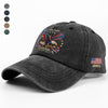 Custom Name America 250 Years Anniversary Eagle Embroidered Baseball Cap HO82 901698