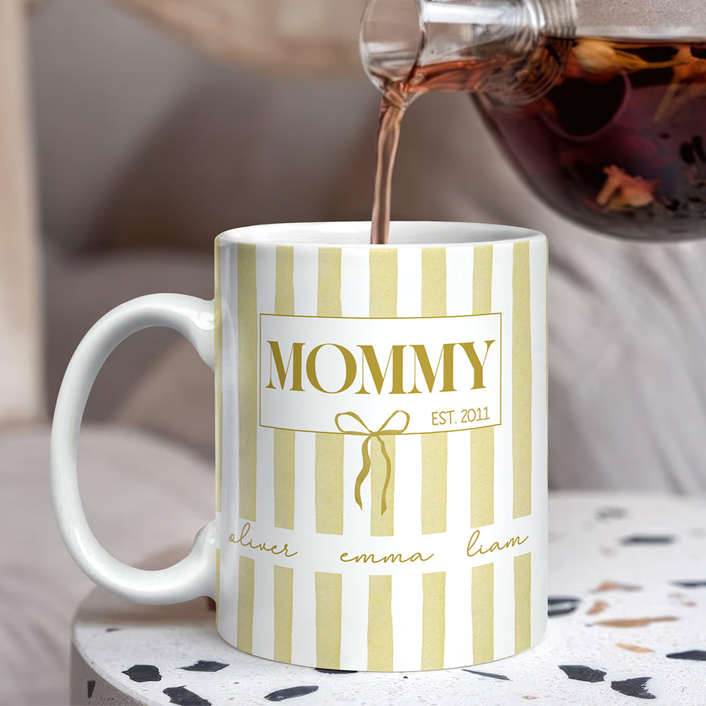 Custom Kids Names Mama Print Full Mug - Personalized Mother’s Day Gift LM32 899797