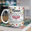 Custom Name Mom's Heart Hand 3D Effect Mug Gift For Mother's Day CH07 910682