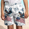 America 250 Years Anniversary 1776–2026 Eagle Kid Beach Short TH10 169399