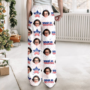 Custom Face Celebrate 250 Years America Anniversary 250th Independence Day Sweatpants CH07 899748