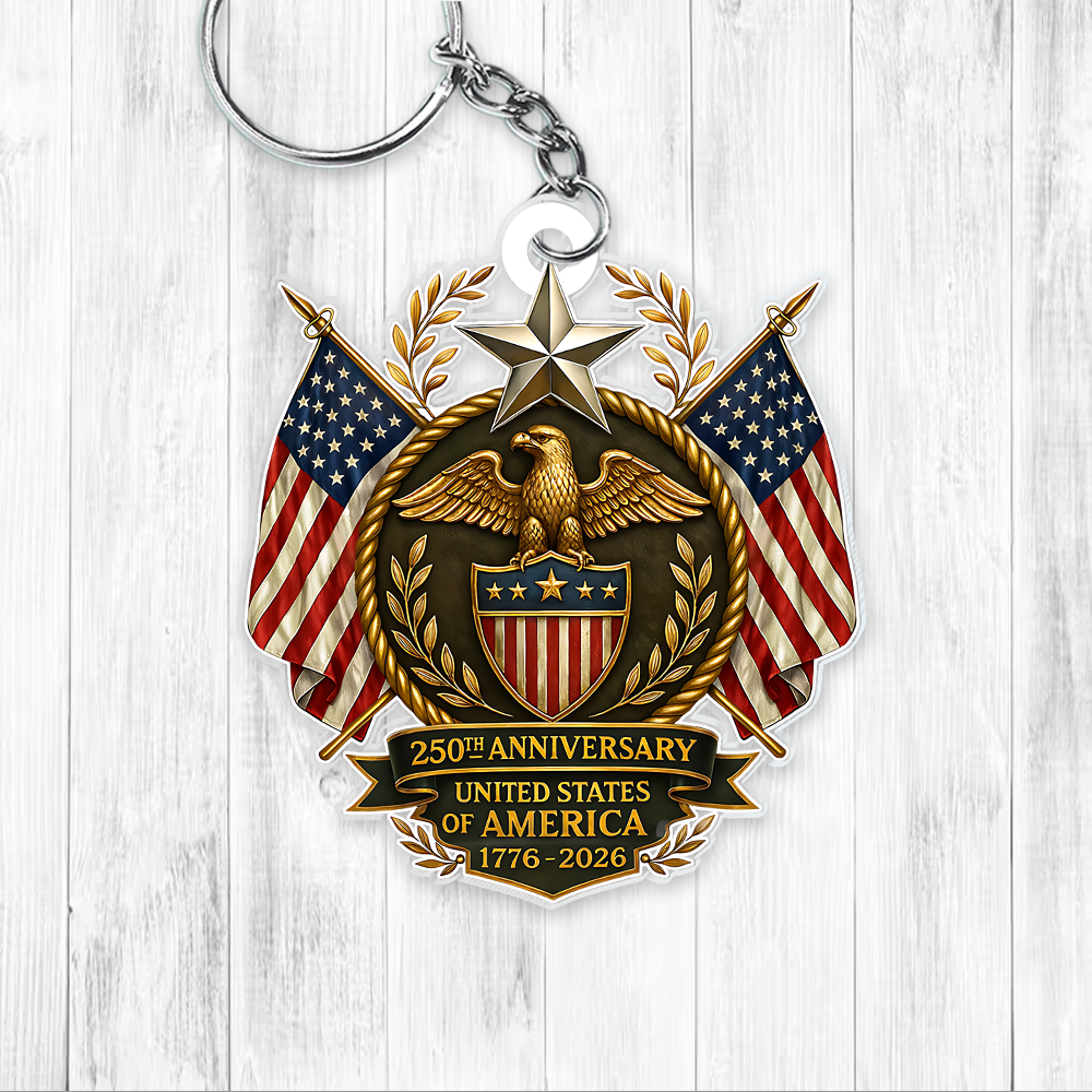 250th Anniversary United States Of America Acrylic Keychain TH10 898941