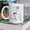 Personalized Couple Name Unhinged Anti-Valentine Funny White Mug - Gift For Him Her LM32 897725