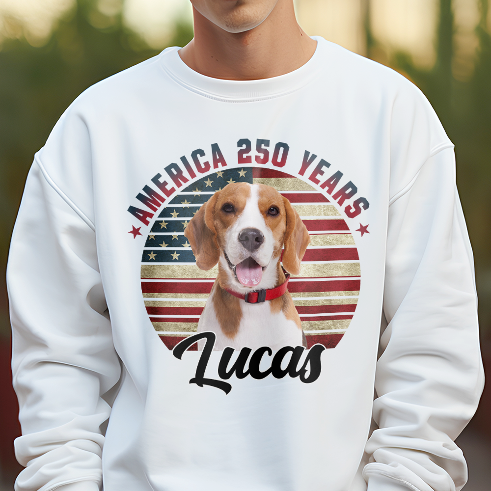 Custom Photo America 250 Years Gift For Pet Lovers TH10 898545
