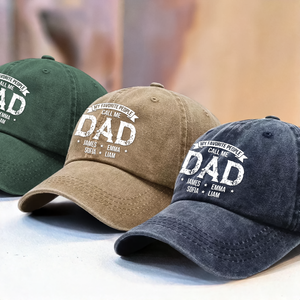 My Favorite People Call Me Daddy Washed Denim Baseball Cap HA75 892490