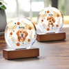 Custom Dog Photo For Dog Lovers Round Acrylic Frame Block HO82 894156