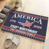 Personalized Family Name America 250th Anniversary Doormat TH10 898435