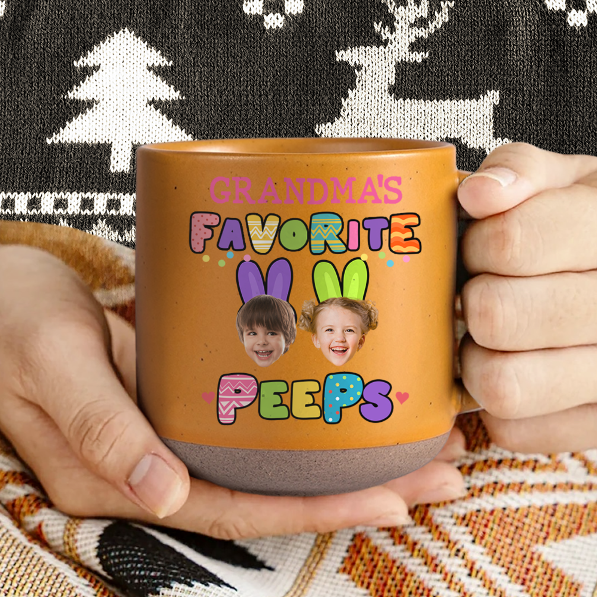 Custom Photo Favorite Peep For Easter Day Pottery Mug HO82 901184