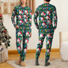 Custom Photo Dog With Colorful Christmas Lights Sleepwear HO82 900028