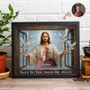 Custom Photo Safe In The Arms Of Jesus Memorial Picture Frame LM32 893901