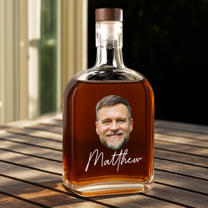 Custom Face Photo And Name On Whiskey Bottle TH10 894011