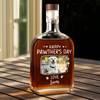 Custom Dog Cat Photo Happy Pawther’s Day Whiskey Bottle HA75 892534