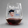 Custom Funny Face Mastered It Wine Glass Graduation Gift HA75 920494