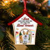 Custom Photo Dog Loss Memorial Wood Ornament CH07 896906