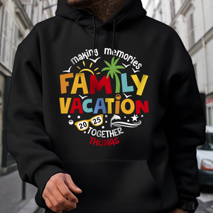 Personalized Family Vacation 2025 Making Memories Together Dark Shirt LM32 893811