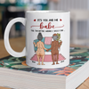 Personalized Funny Gift It's You And Me Babe Till The Bitter Wrinkly Saggy End White Mug LM32 897723