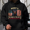 Custom Photo Dog - Dog's Dad The Man The Myth The Dealer American Flag Dad Shirt HA75 892946