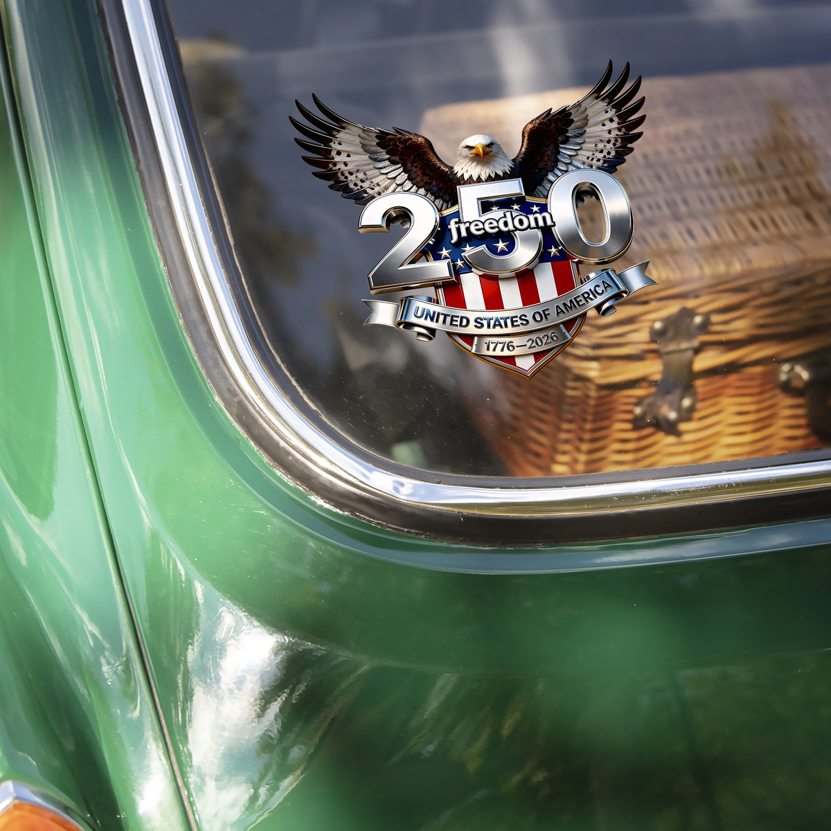 250 Freedom United States Of America 1776-2026 Car Window Decal Sticker HA75 920138